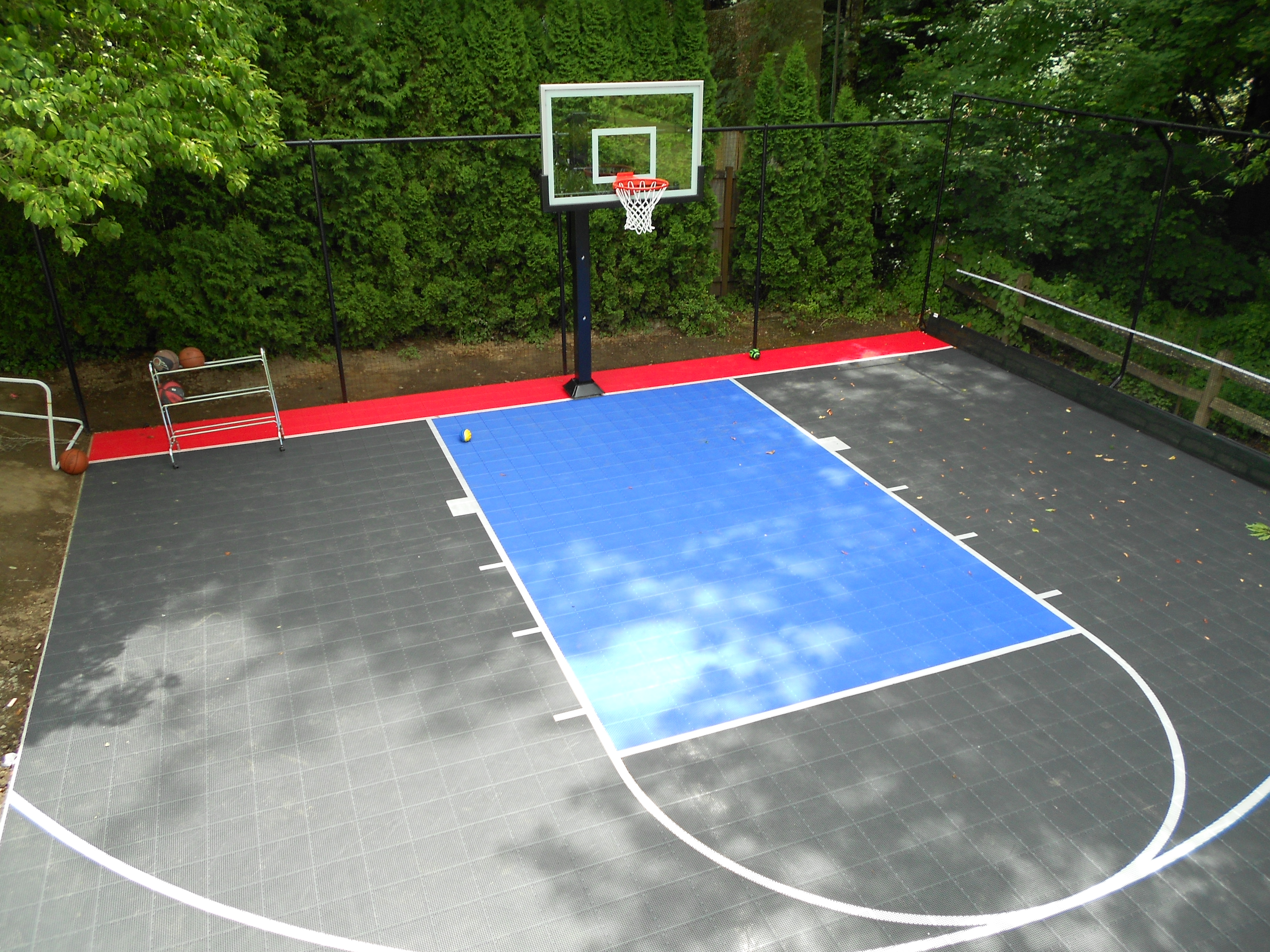 In Ground Vs Portable Options, In Ground Basketball Net