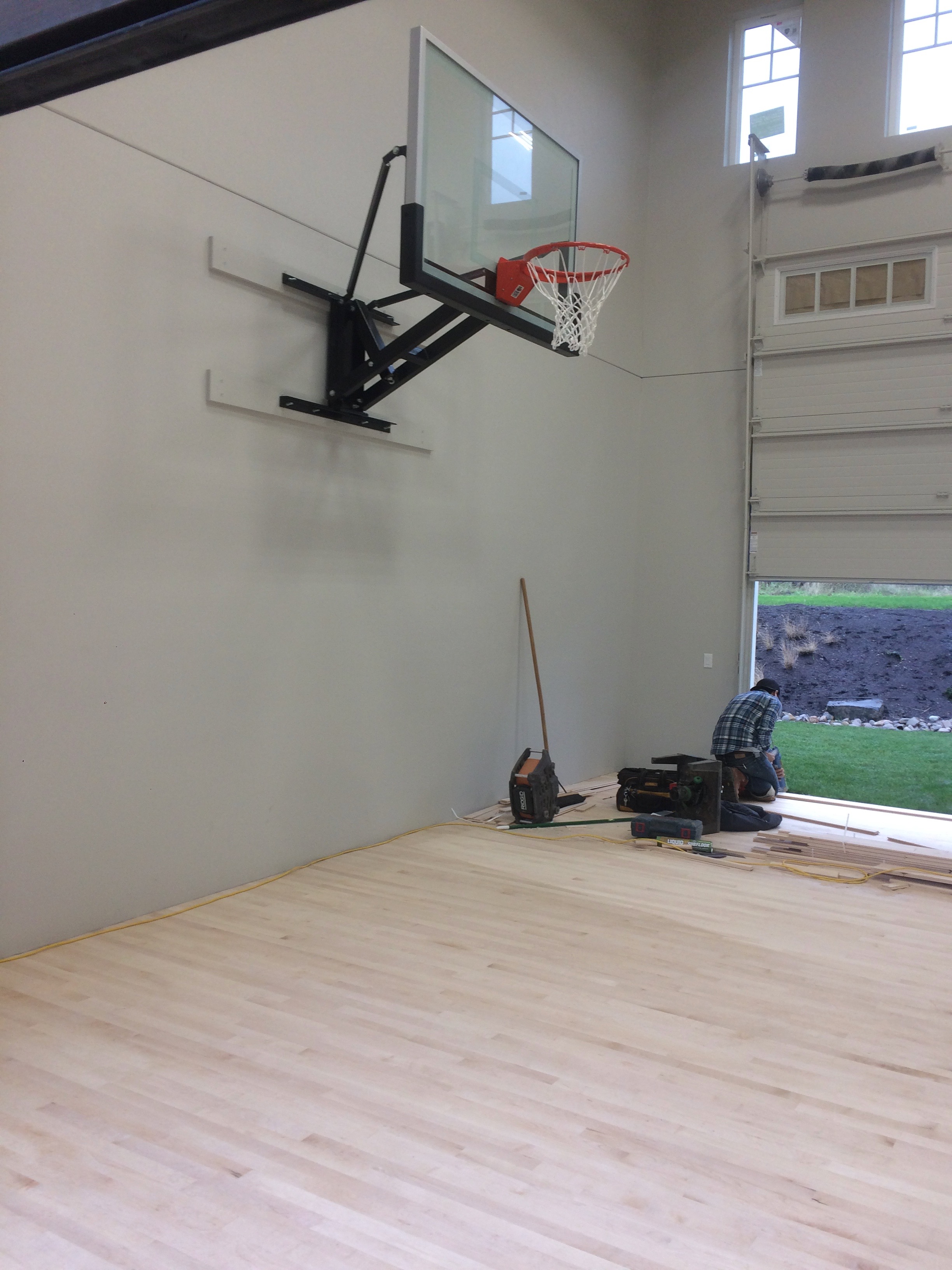 PATRIOT Wall Mounted Basketball Goal Indianapolis Basketball Hoops